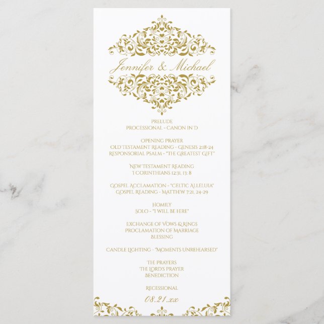 EDITABLE DESIGN FARBE Charlene Elegante Programm (Vorderseite)