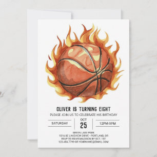 Editable druckbare verzauberte Basketball zum Gebu Einladung