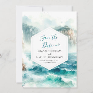 Editable einzigartige Schönheits-Hochzeit Save The Date