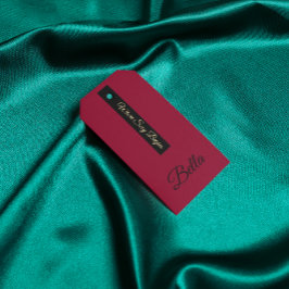 Editable Elegant Lingerie Branding Design Geschenkanhänger