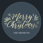 EDITABLE FARBE Christmas Glow Sticker<br><div class="desc">Unsere modernen und schicken personalisierten Aufkleber können als Umschlag Aufkleber,  Geschenketiketten,  Günstige Aufkleber,  Artikeletiketten und vieles mehr verwendet werden. Die Möglichkeiten sind endlos,  also gehen Sie voran und nutzen Sie sie kreativ. In anderen Farben erhältlich. Auf Wunsch sind auch benutzerdefinierte Farben erhältlich.</div>