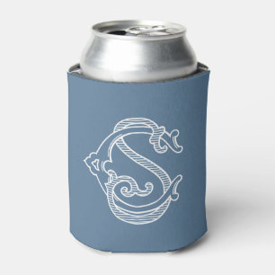 EDITABLE FARBEN CS Monogramm SC Monogramm Gemütlic Dosenkühler