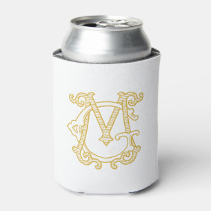 EDITABLE FARBEN GM Monogram MG Monogramm Gemütlich Dosenkühler