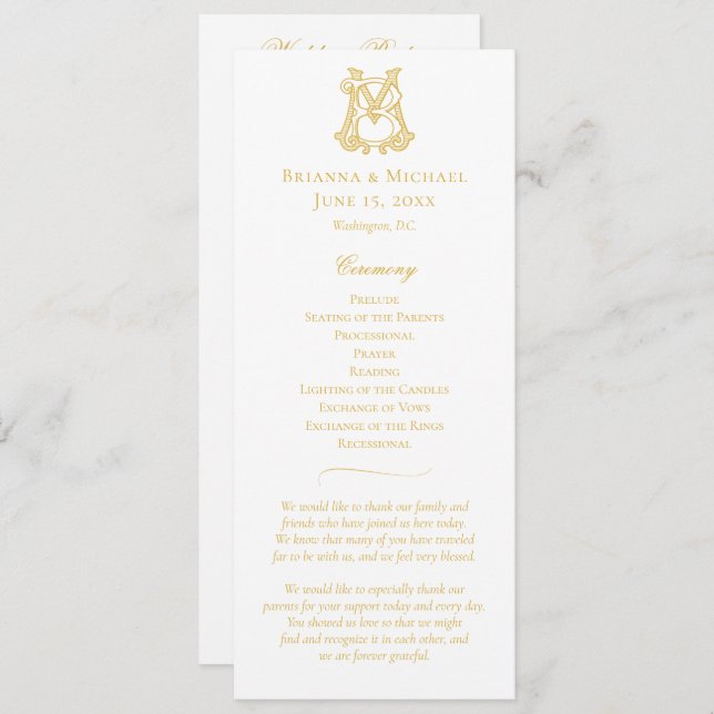 EDITABLE FARBEN MB Monogram BM Monogram Programm (Vorne/Hinten)