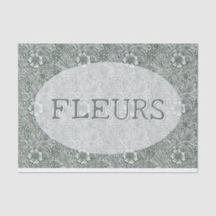Editable Floral Medallion Decoupage William Morris Seidenpapier