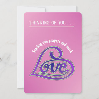 Editable - Get Well-sending Liebe & Prayers - Card Feiertagskarte