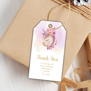 Editable Girls Danke, dass ihr Tags mit Sternen ge Geschenkanhänger