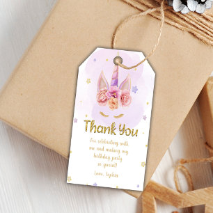 Editable Girls Gastgeschenk Tags mit Sparkle Theme Geschenkanhänger
