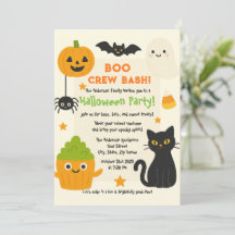 Editable Halloween - Little Monster Bash -
