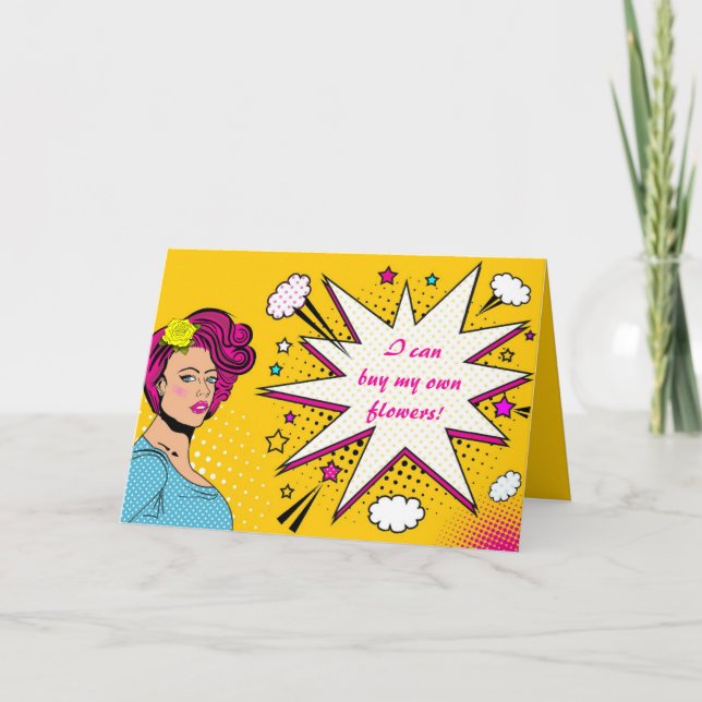 Editable Happily Divorced Karte (Vorderseite)