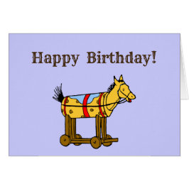 Editable Happy Birthday Vintag Toy Card