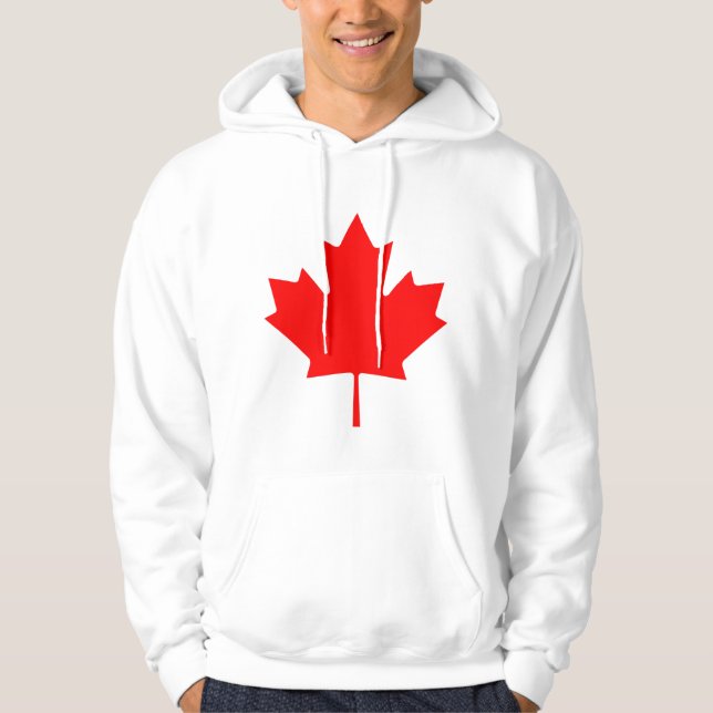 Editable Hintergrund-rote Hoodie (Vorderseite)