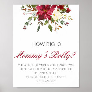 Editable How Big is Mommy's Bly Game Poster