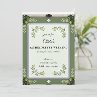 Editable Invitation, Greeting Card & Printables Einladung
