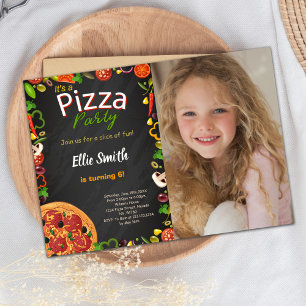 Editable Kids Food Theme Card Einladung