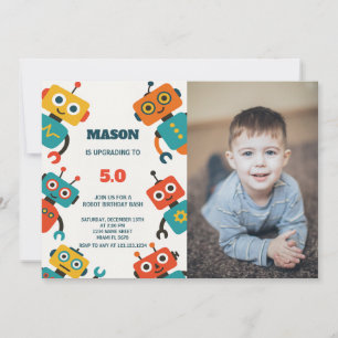 Editable Kids Party Card für Jungen oder Mädchen Einladung