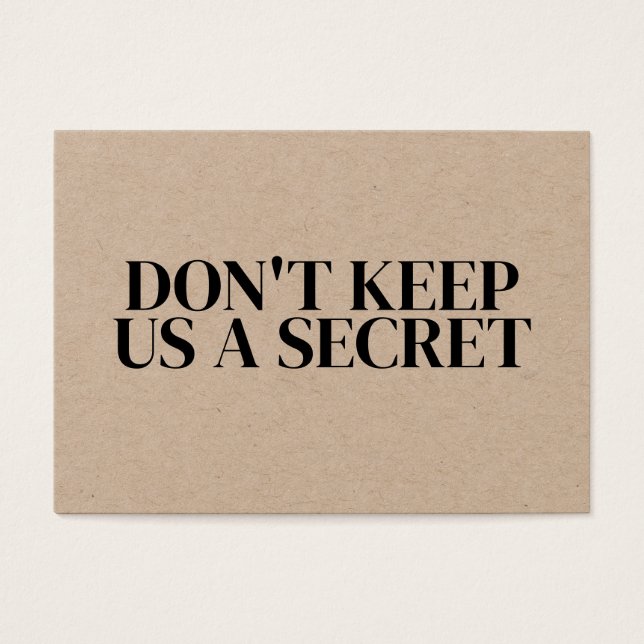 Editable Kraft Resident a Friend Template Card (Vorderseite)