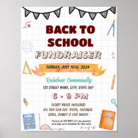 Editable Math Theme School Flyer