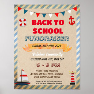 Editable Nautical Teacher Appreciator Week Poster