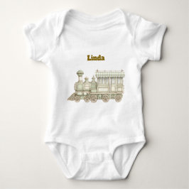 Editable Neutral Baby Bodysuit Baby Strampler