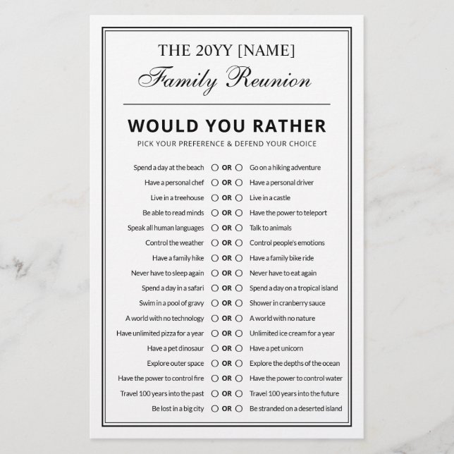 Editable Party Games Fuddles Family Wiedersehen Flyer (Vorne)