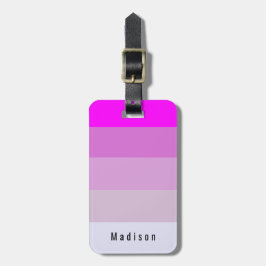 Editable Personal Magenta Orchid Violet Mauve Hues Gepäckanhänger