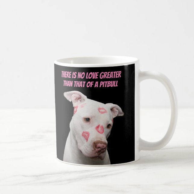 Editable Pitbull Liebhaber Tasse (Rechts)