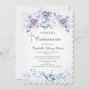 EDITABLE Primera Comunion Einladung