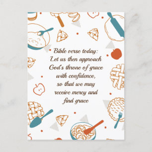 Editable Quotes Apple Pie Design Postkarte