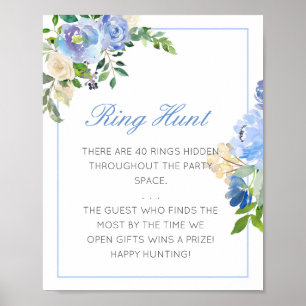 Editable Ring Hour Brautparty Game Poster