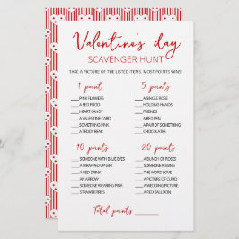 Editable Scavenger Hunt Valentine's Day Spiel