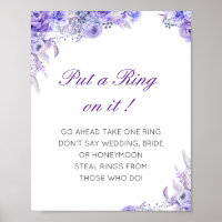 Editable Setzen Sie einen Ring auf das Brautparty
