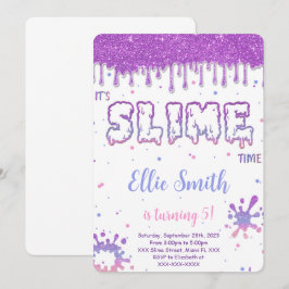 Editable Slime Einladung
