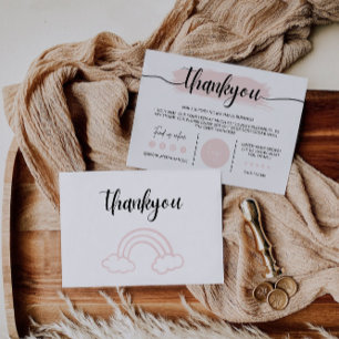 Editable Small Business Vielen Dank, Dankeskarte