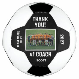 Editable Soccer Coach Appreciation Team Design Fußball