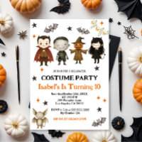 Editable Spooktacular Costume Geburtstag Halloween