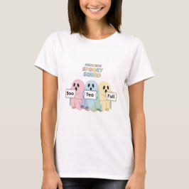 Editable Spooky Squad Ghost Family T-Shirt