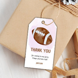 Editable Sports Party Vielen Dank Tags für Jungs m Geschenkanhänger