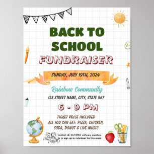 Editable Summer Tutour School Flyer Poster