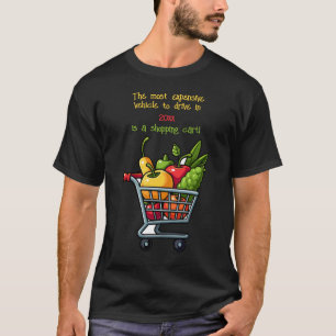 Editable teure Vehicle ist ein Warenkorb T-Shirt