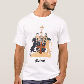 Editable Text Maloof Wappen T-Shirt