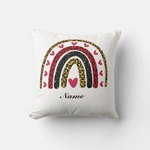 Editable Valentine Pillow: Regenbogen der Liebe fü Kissen