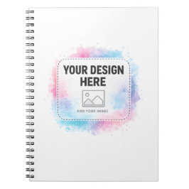 Editable Watercolor Design Template – Your Design Notizblock