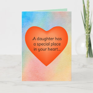 Editable Watercolor Heart Valentinstag Karte