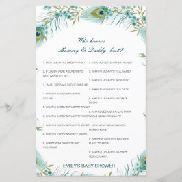 Editable Wer kennt Mommy und Daddy Best?