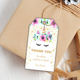 Editable Whimsical Gevor Labels Geschenkanhänger