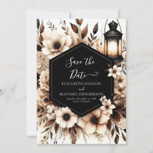 Editable Wood Rustic Wedding Save The Date