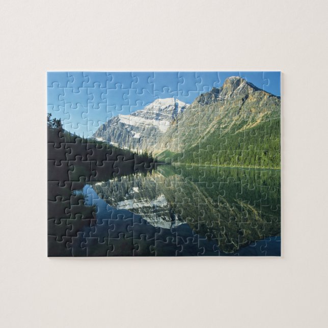 Edith Cavell in Cavell Lake, Jasper National Puzzle (Horizontal)