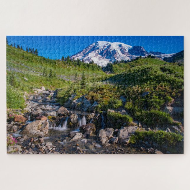 Edith Creek und Rainier Morning Light Puzzle (Horizontal)