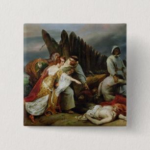 Edith, die den Körper von Harold, 1828 findet Button